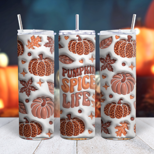 Pumpkin Spice Life Bubble 20oz Tumbler