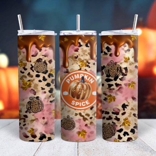 Pumpkin Spice Drips 20oz Tumbler