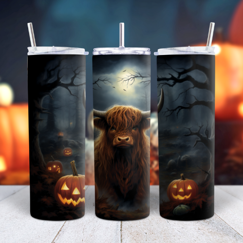 Pumpkin Moo Fall 20oz Tumbler