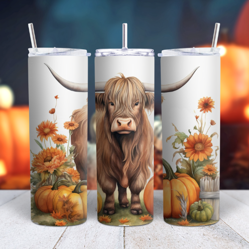 Big Horn Moo Fall 20oz Tumbler