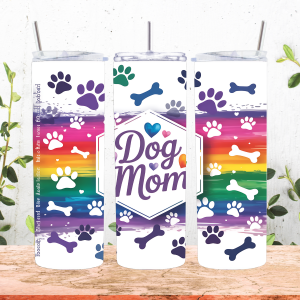 Dog Mom Stainless Steel Tumbler