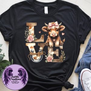 Love Highland Cow T-Shirt