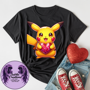 Pikachu Heart T-Shirt
