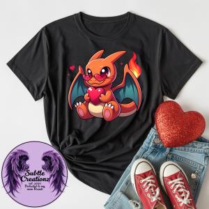 Charmander Heart T-Shirt