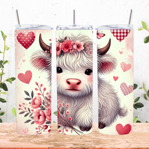 Highland Cow Stainless Steel Tumbler