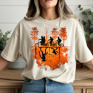 Upside Down Black Silhouette T-Shirt